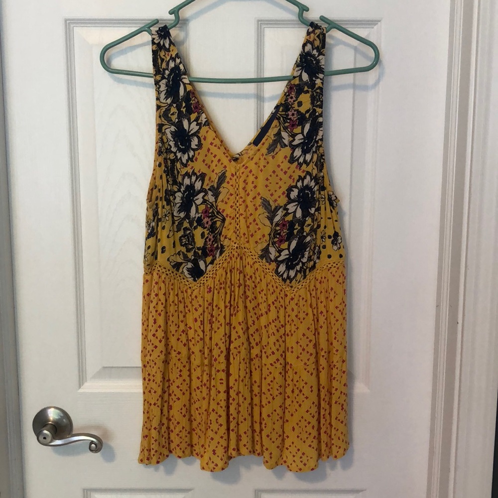 Yellow tank top